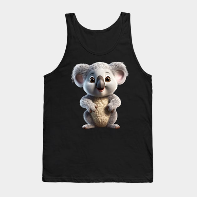 Cute Animal Characters Art 13 -Koala- Tank Top by Lematworks